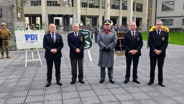 Destacamento Concepción participa junto a autoridades locales en conmemoración por nuevo natalicio de O'Higgins